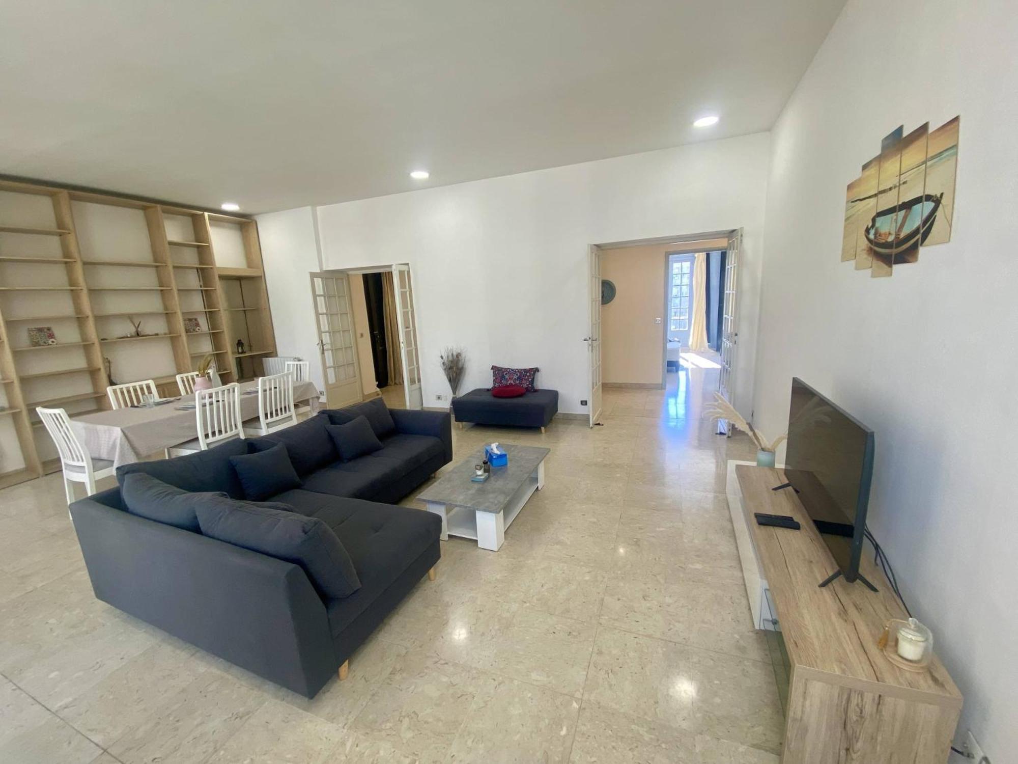 Appartement Grand F3- Centre De Nice, Wifi Ac